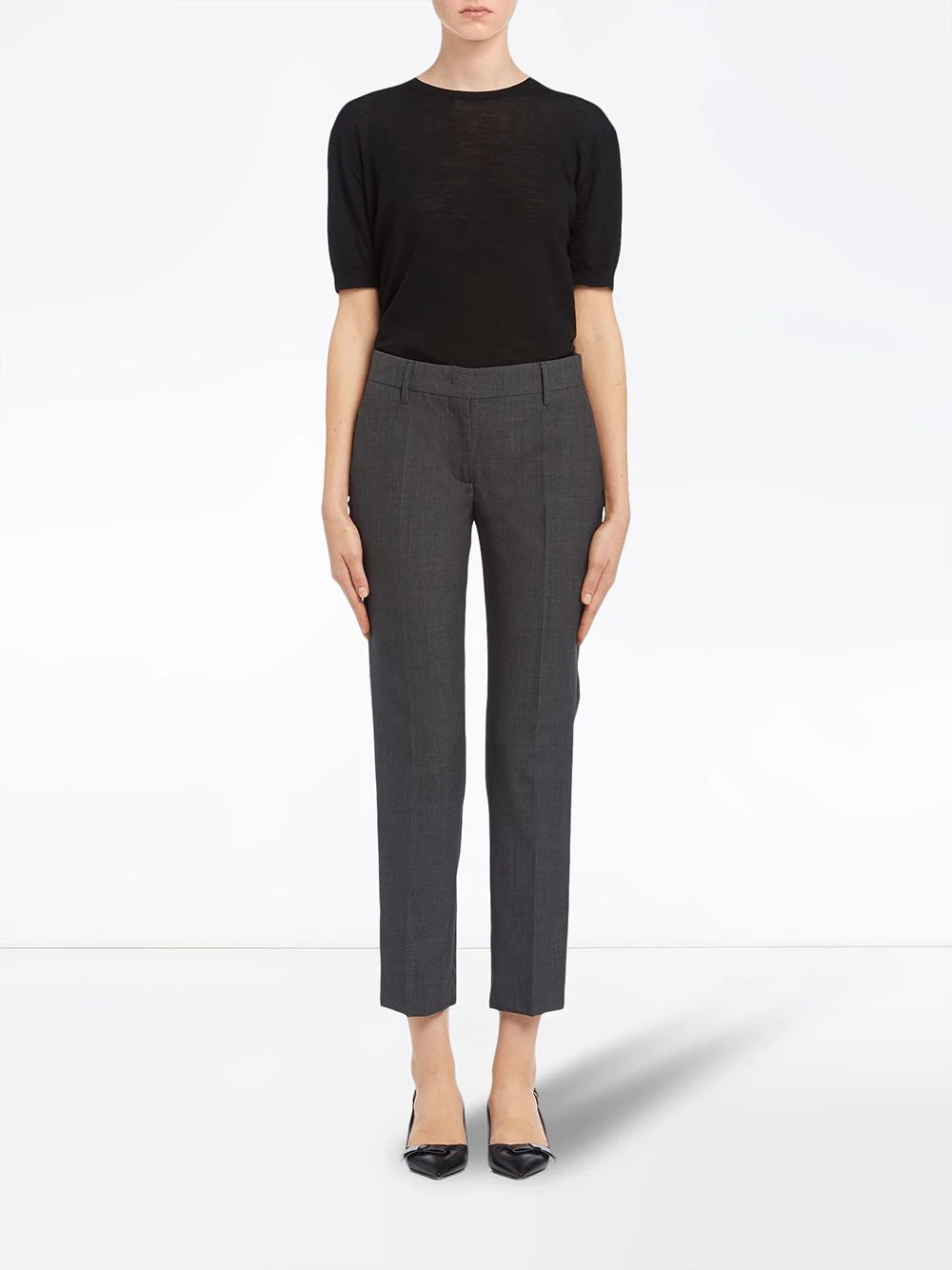 cropped tailored trousers - 2