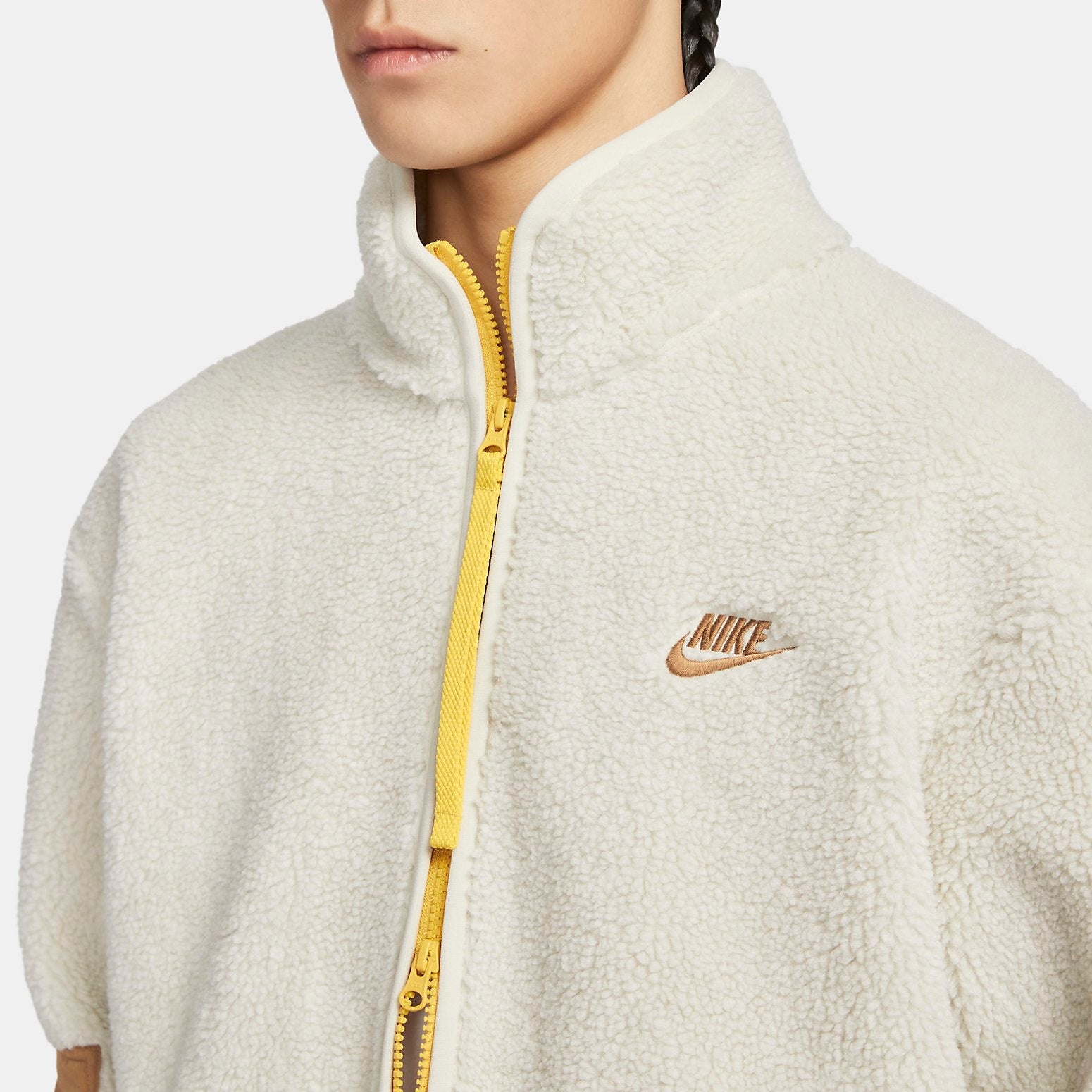 Nike Sportswear Essentials Sherpa Jacket 'White' FV4022-072 - 2