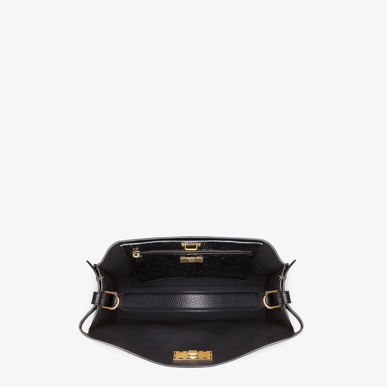 Black Romano leather bag - 5