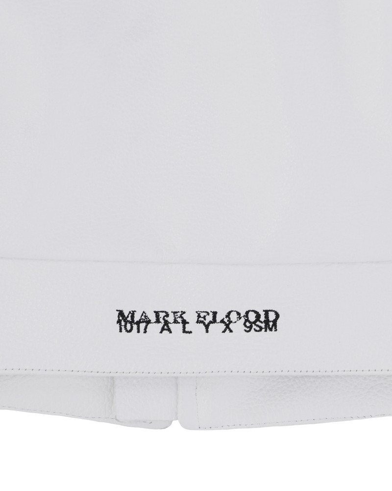 MARK FLOOD WHITE LEATHER POLICE JACKET 4