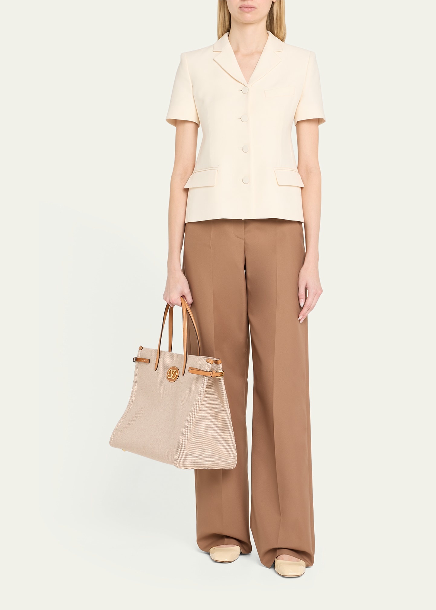 Antibes Large Canvas Tote Bag - 6