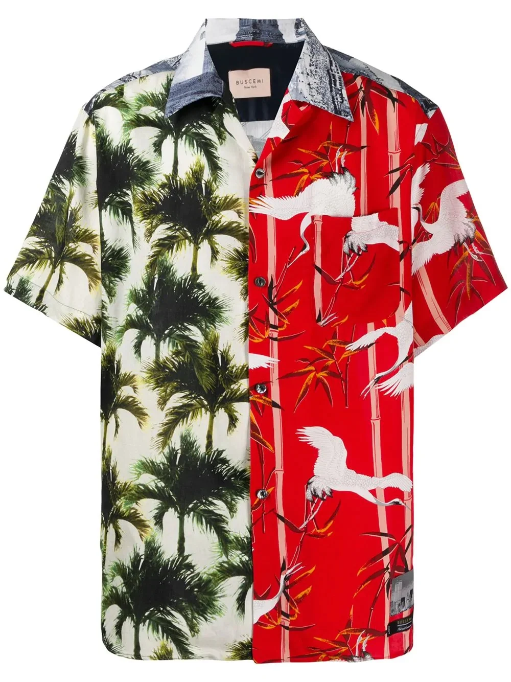 palm tree print shirt - 1