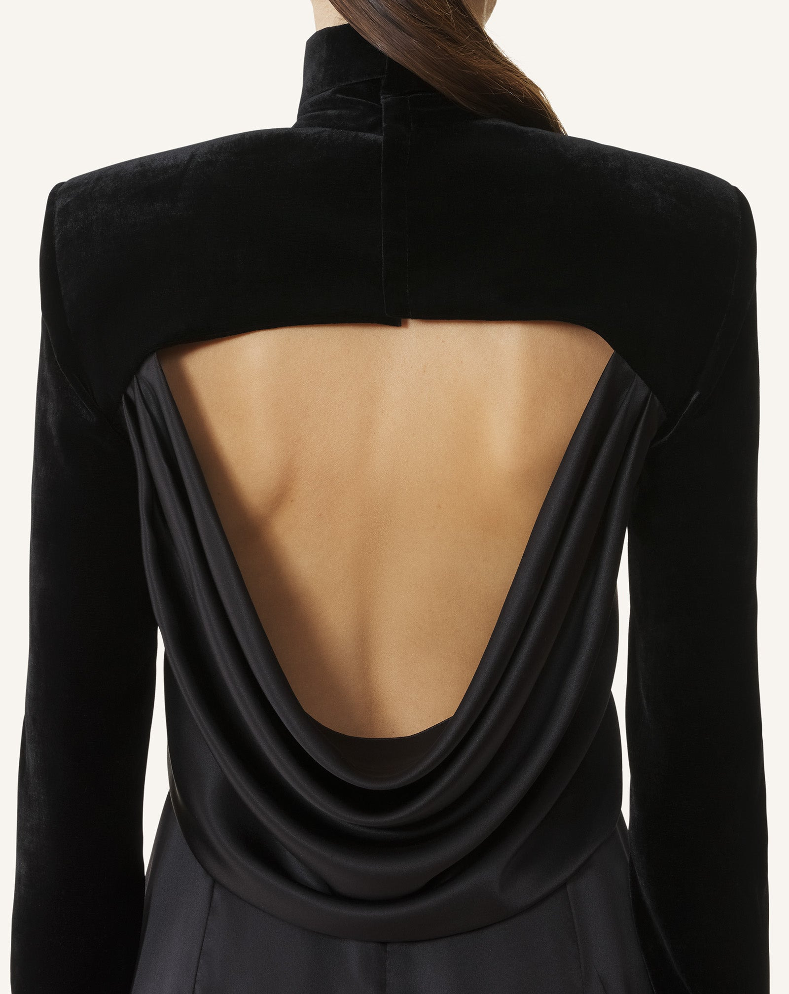 COWL BACK DRESS - 5