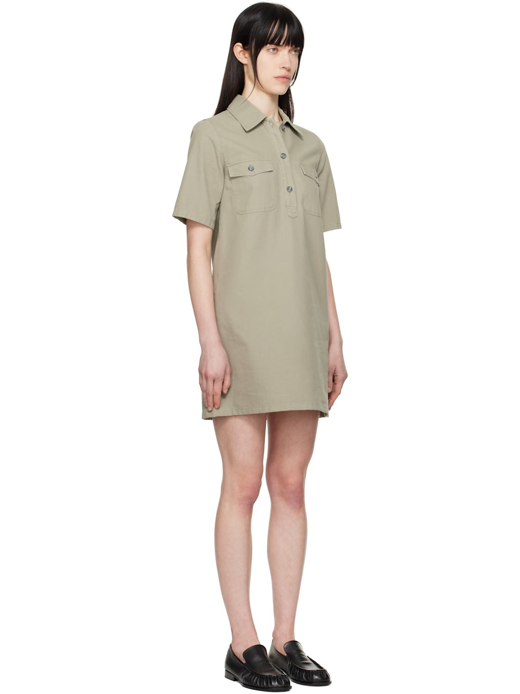 A. P.C. Taupe Selia Minidress - 2