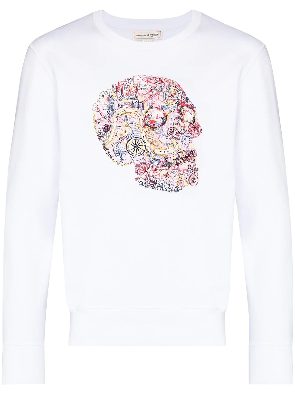 London Skull crew-neck T-shirt - 1