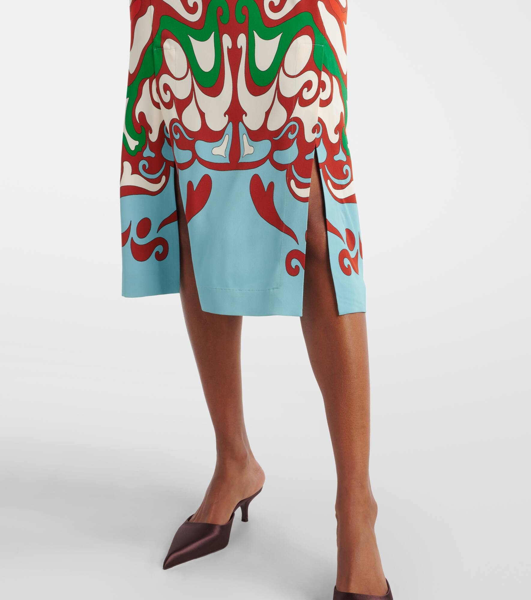 Buy Me A Martini satin midi dress - 5