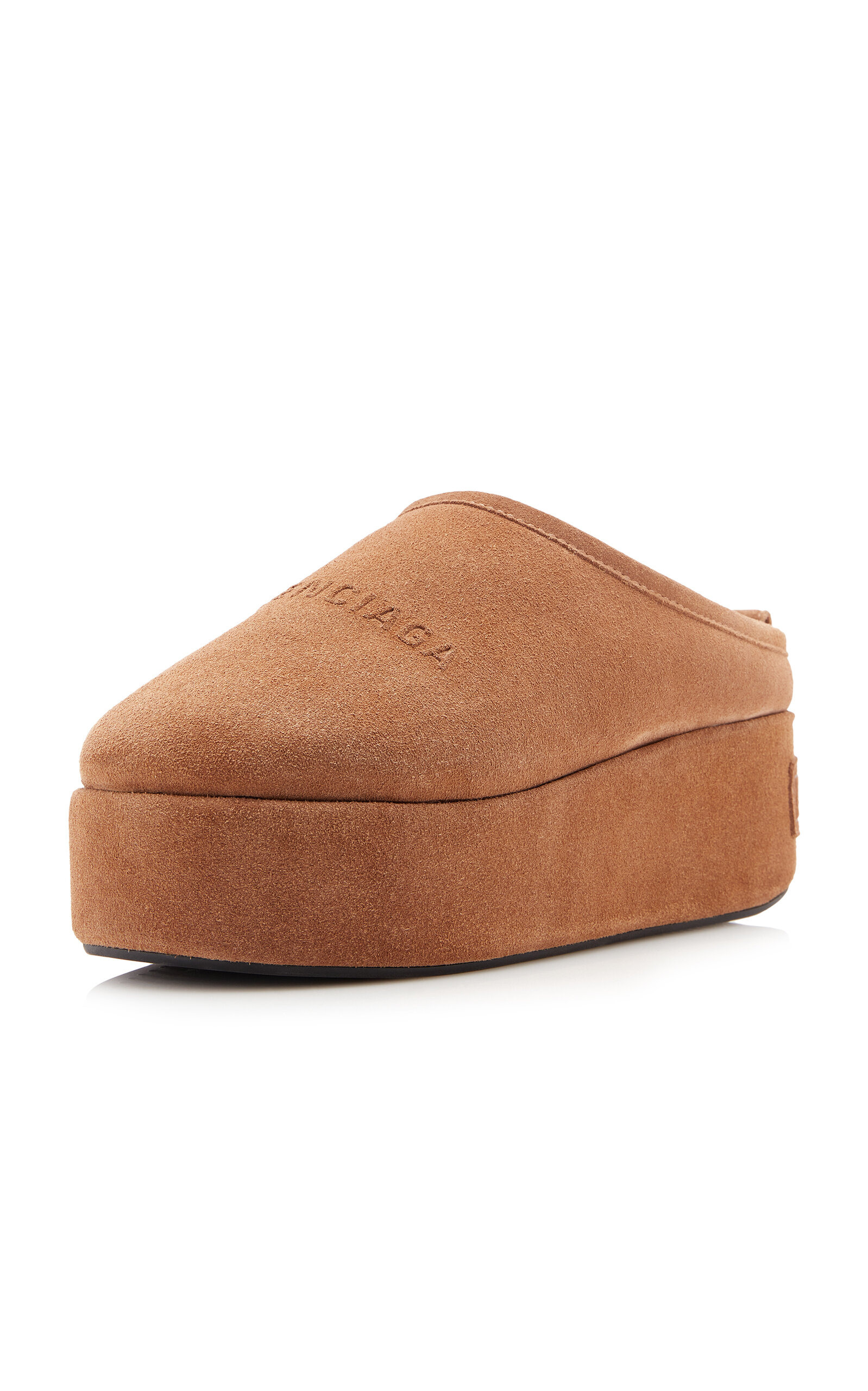 Alaska Suede & Faux-Fur Slippers tan - 3