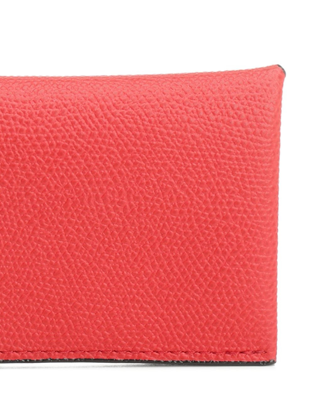 textured leather card holder - 2