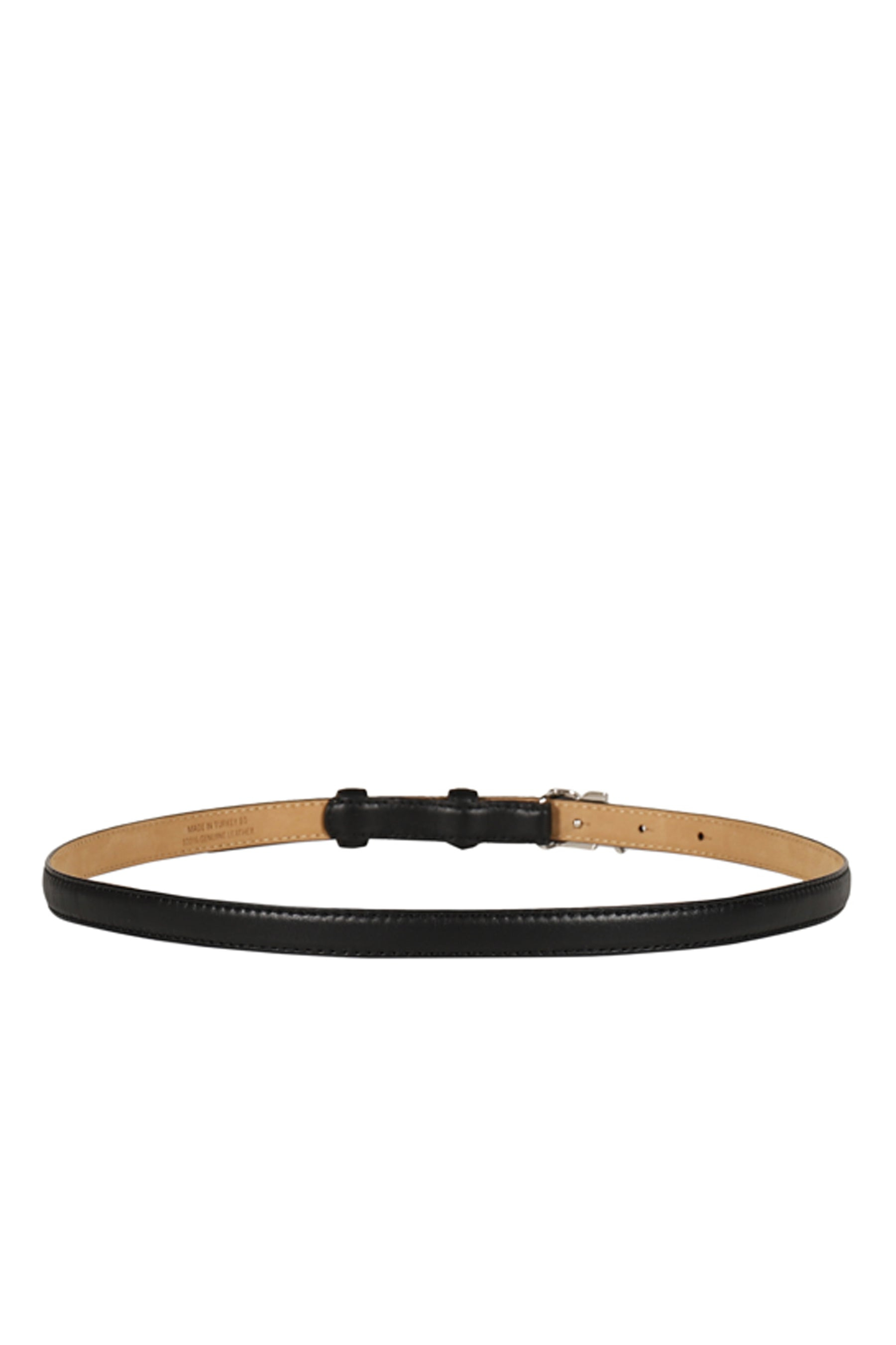AC LEATHER 15MM BELT / BLACK - 2