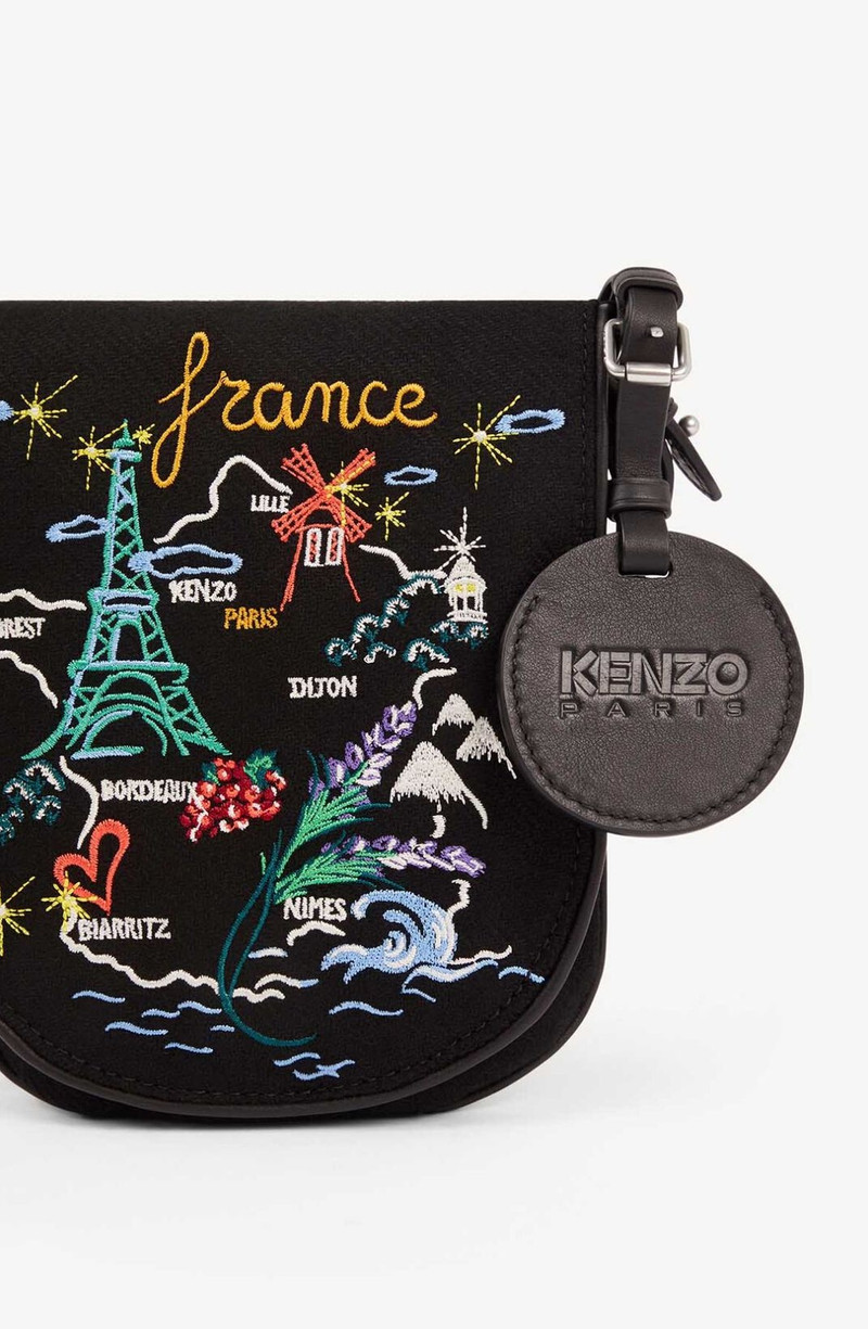 'Paris-Japan' reversible shoulder bag 6