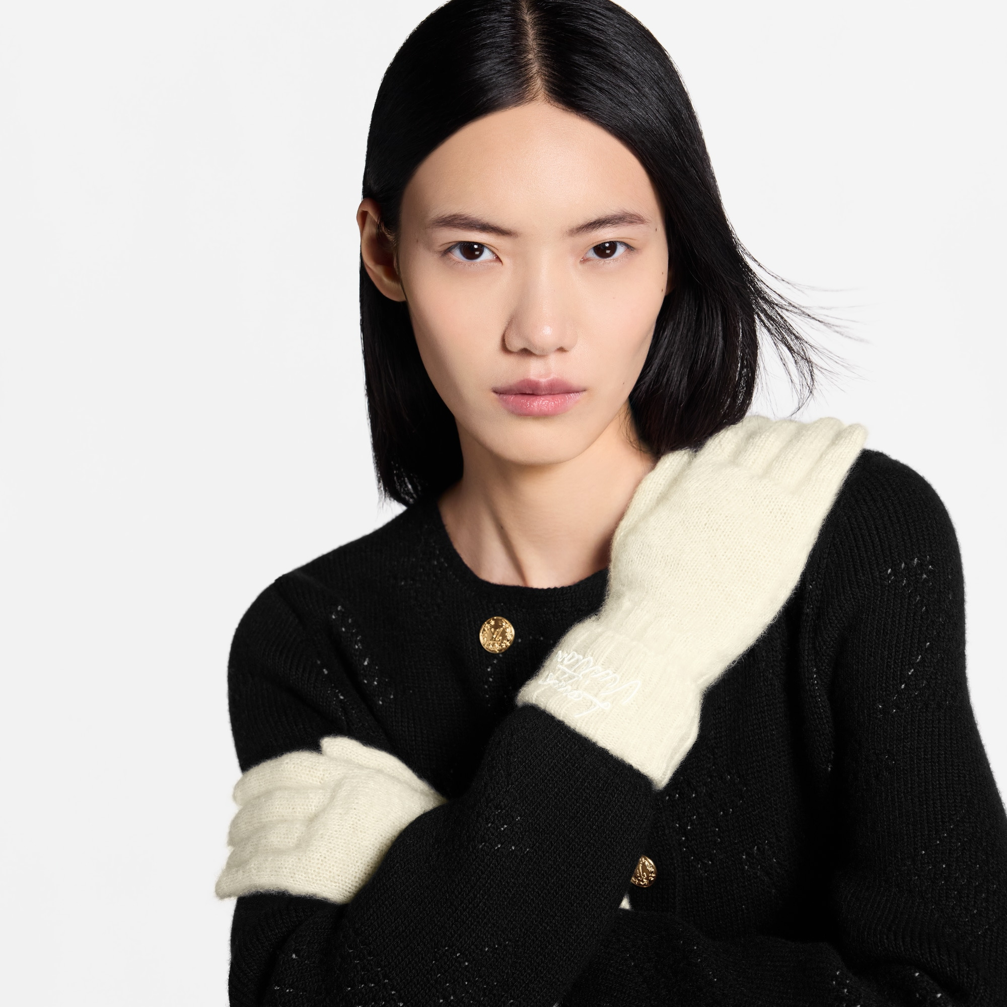LV Script Gloves - 4