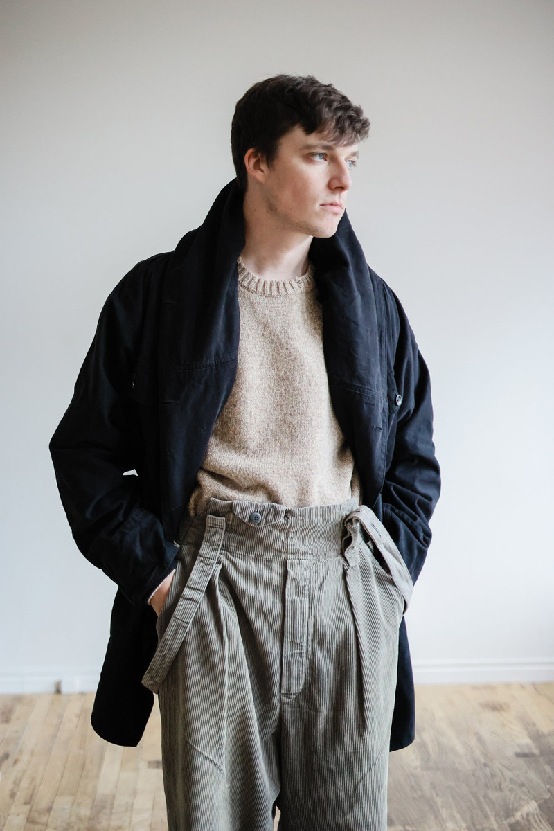 Kapital Katsuragi Cotton RING Coat - Black outlook