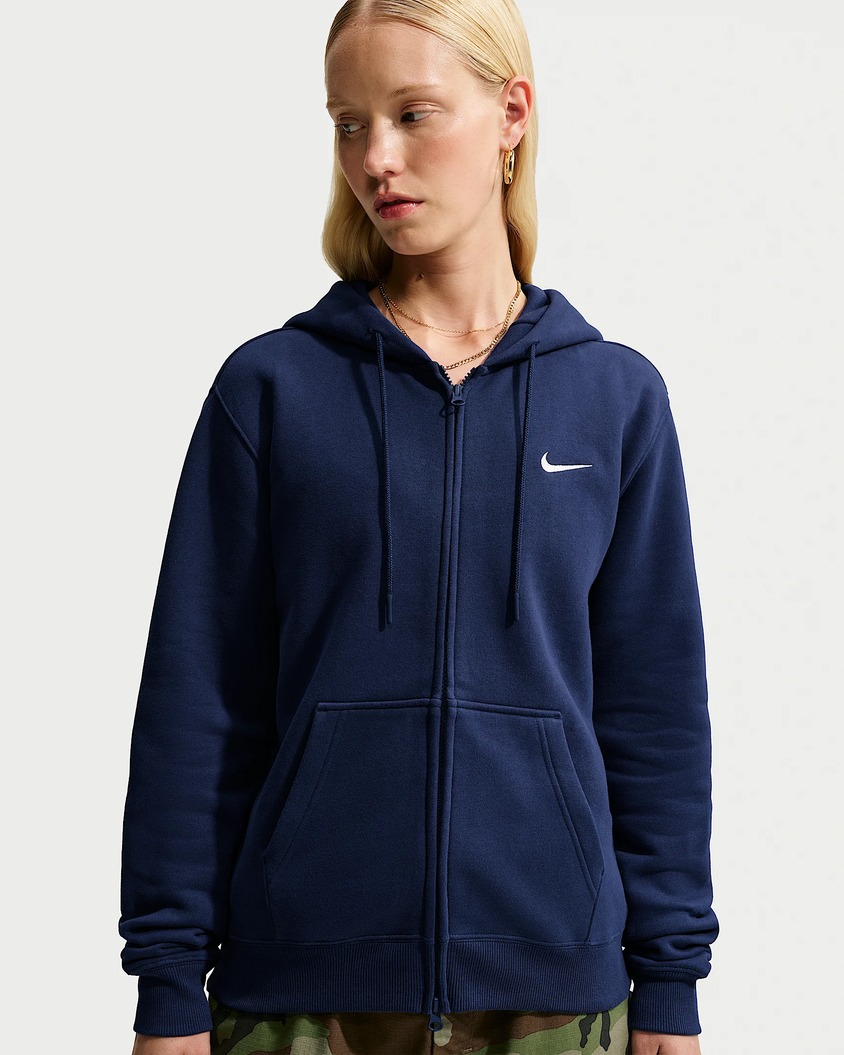 Nike Studio Fleece Medium Weight Women's Full-Zip Hoodie - 1