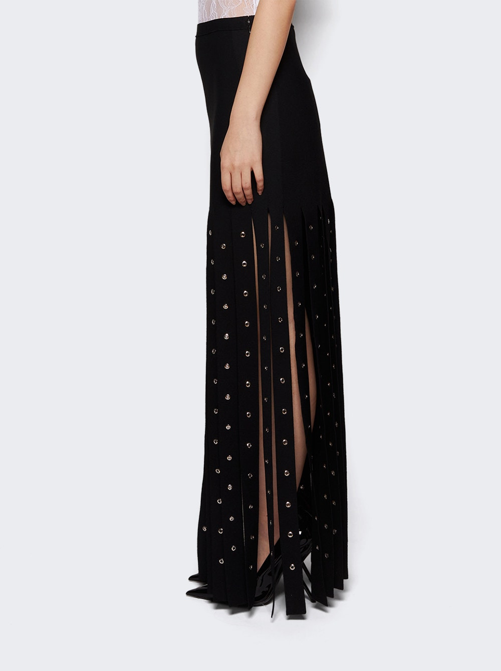 Effe Skirt In Compact Viscose Knit Black - 3