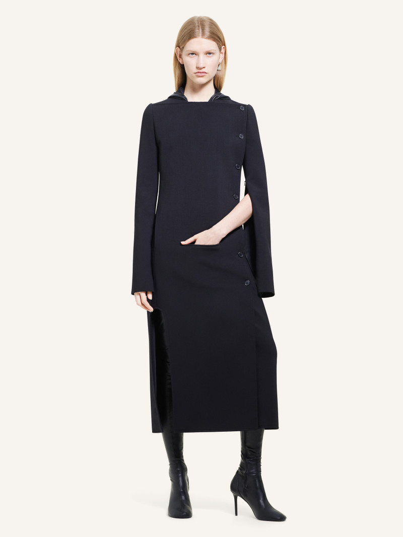 courrèges LONG BUTTONED TAILORED COAT outlook