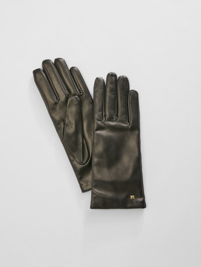 Max Mara Nappa leather gloves outlook