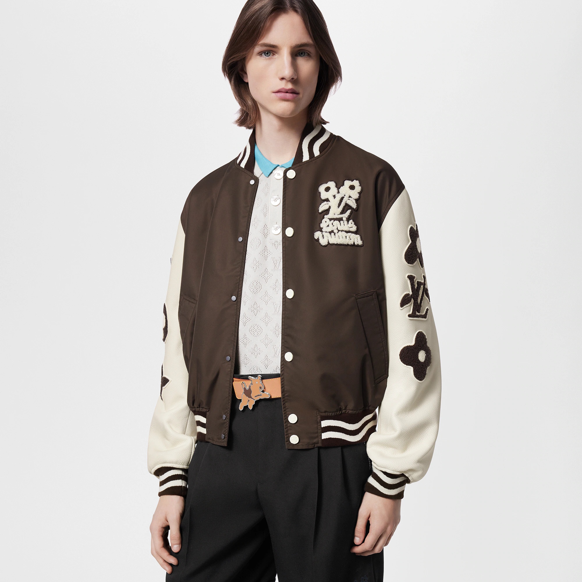 Embroidered Varsity Jacket - 2