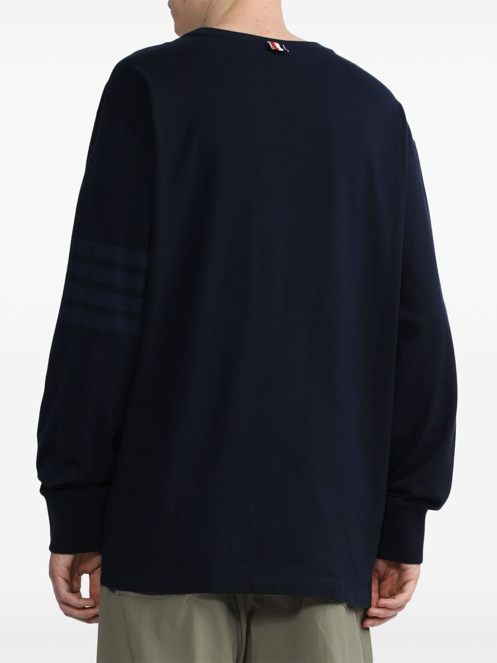 tonal 4-Bar rugby T-shirt - 4