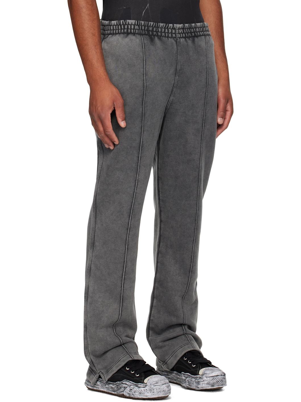 Gray Initial Sweatpants - 2