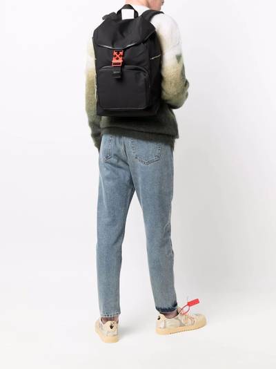 Off-White Arrows leather-trim backpack outlook