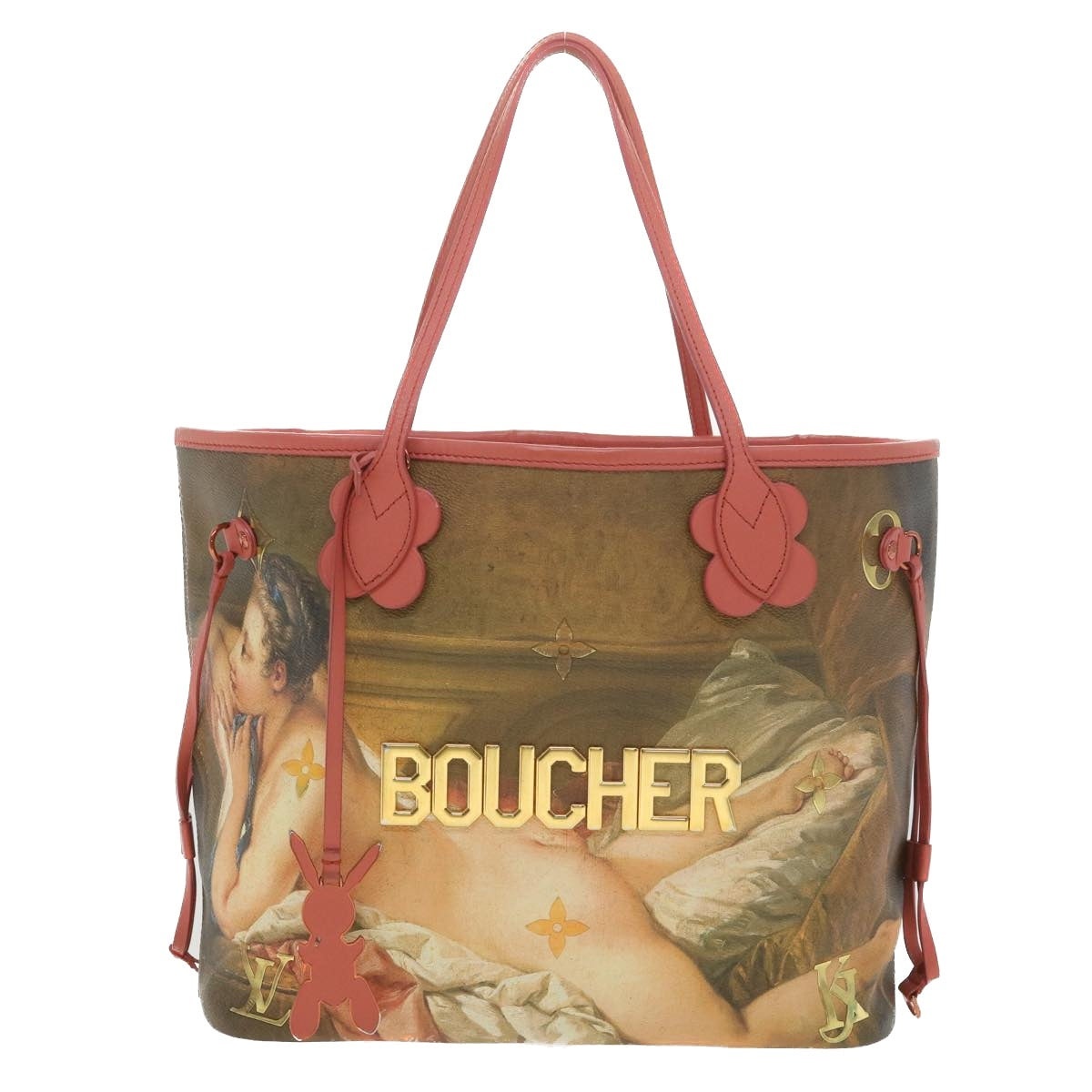 LOUIS VUITTON Masters Collection Neverfull MM Tote Boucher Pink M43357 - 12