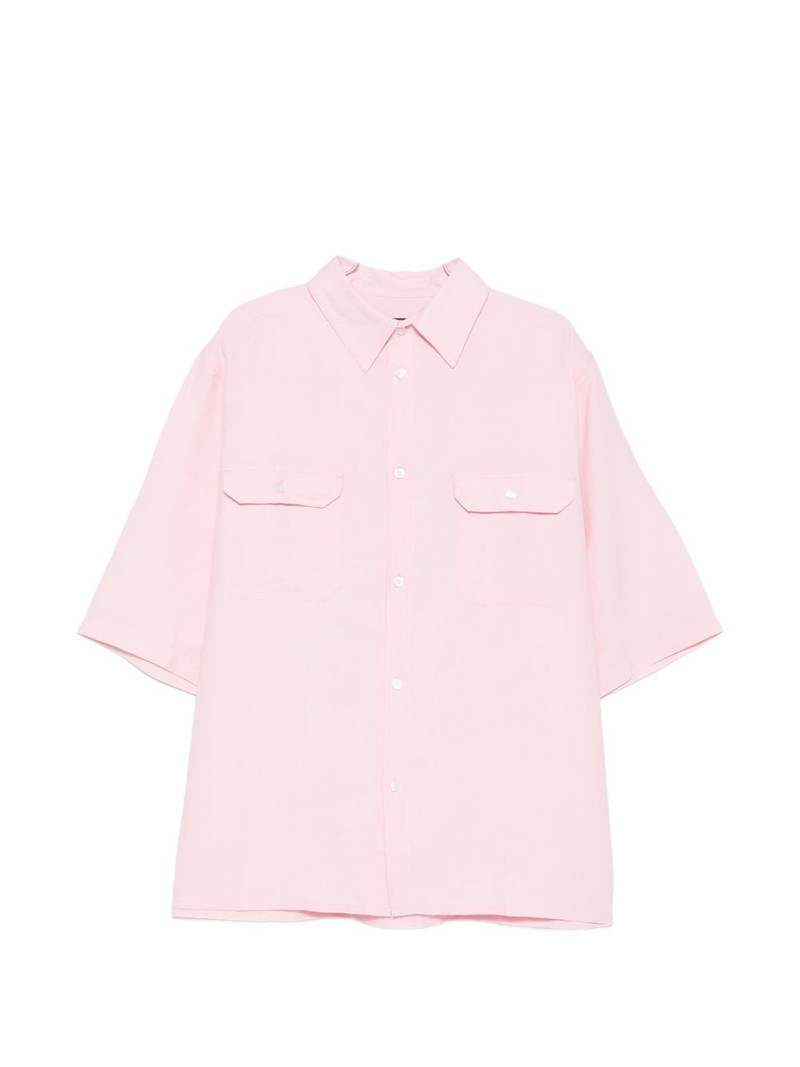 Corcoran short-sleeve flap-pocket shirt 1