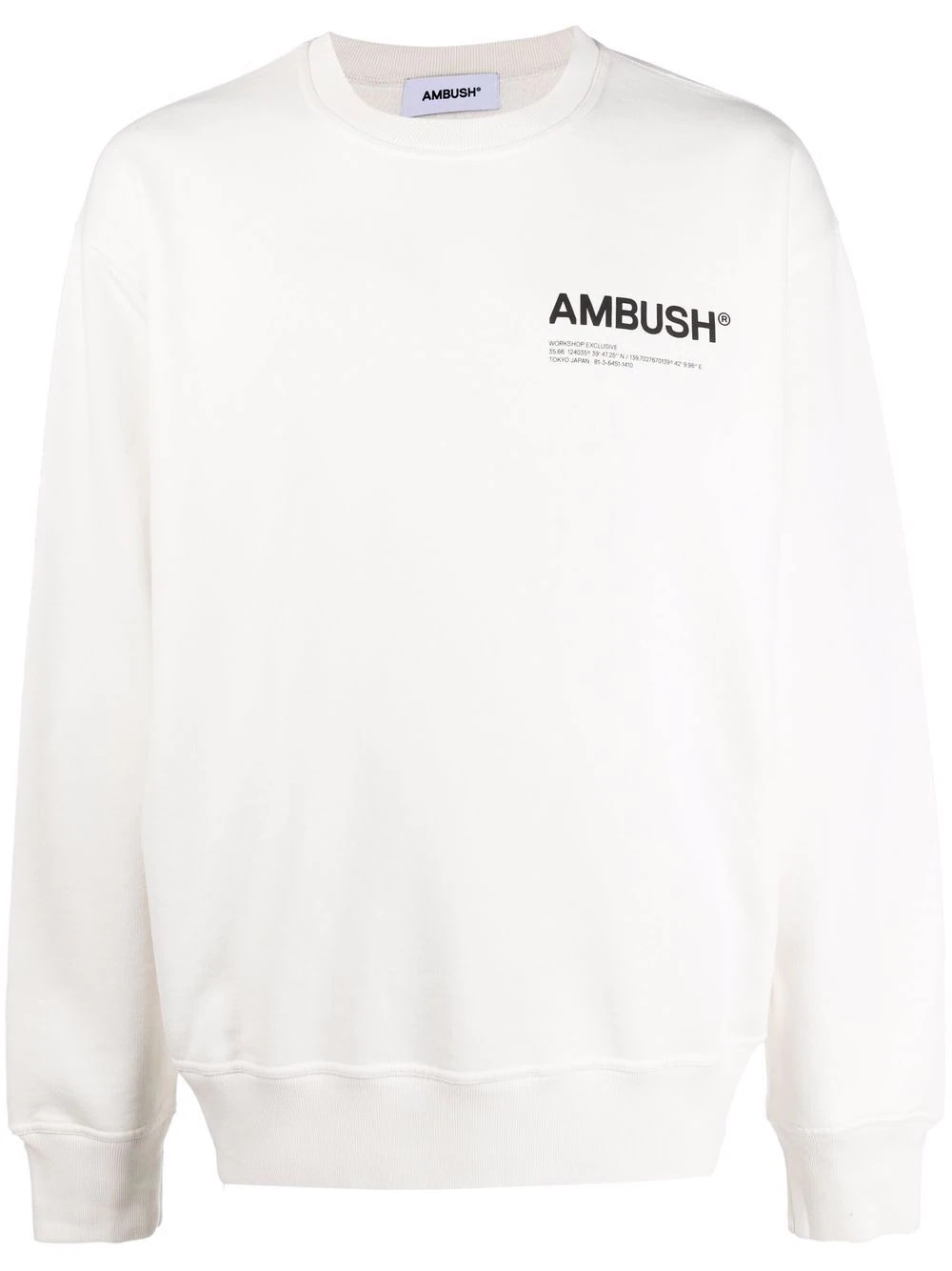 Fleece Workshop logo-print sweatshirt - 1