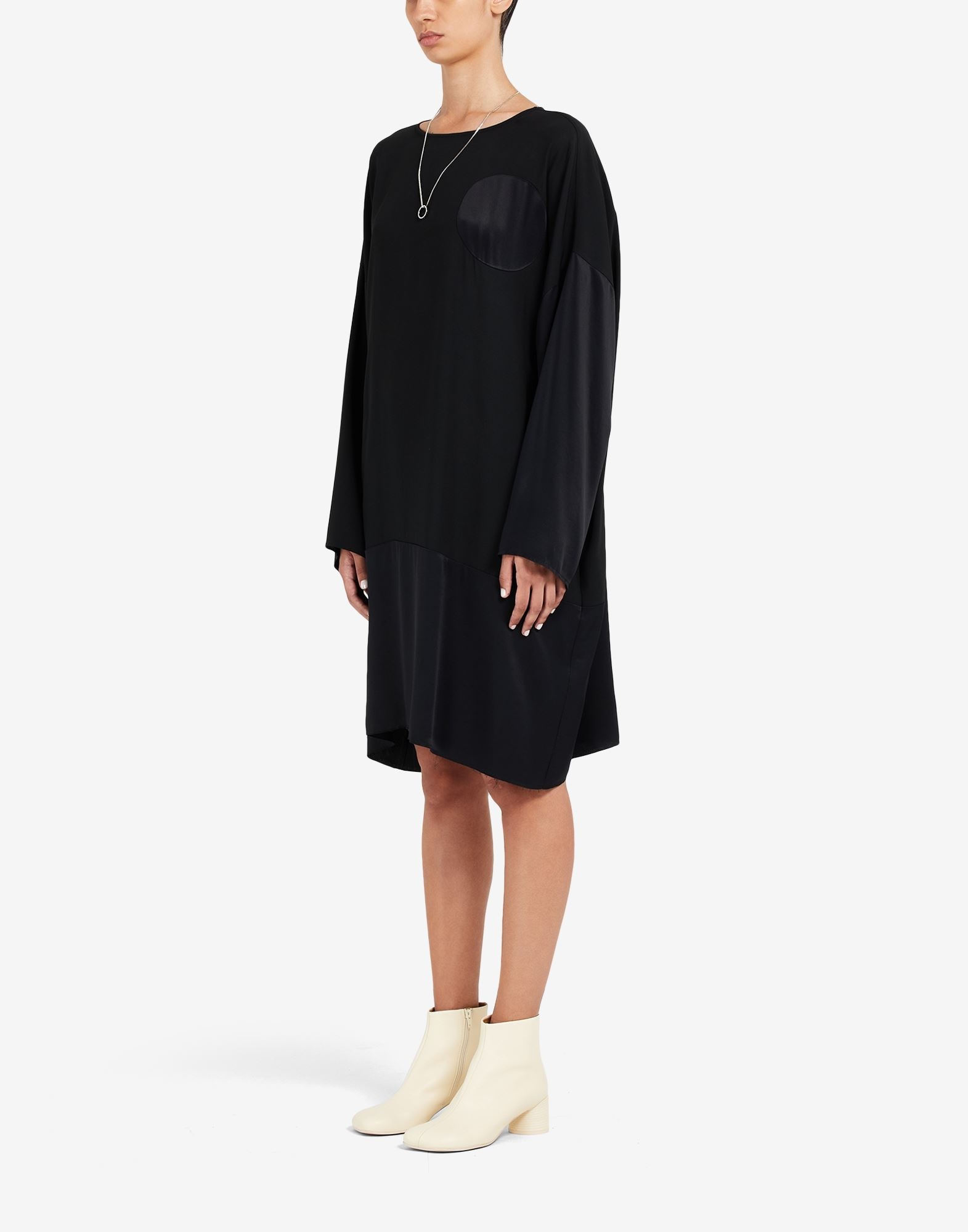 Double-faced satin dress - 5