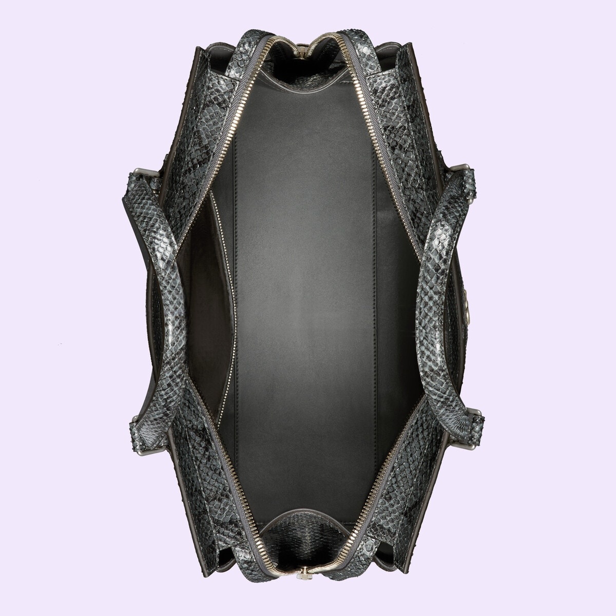 Python medium tote bag with Double G - 8
