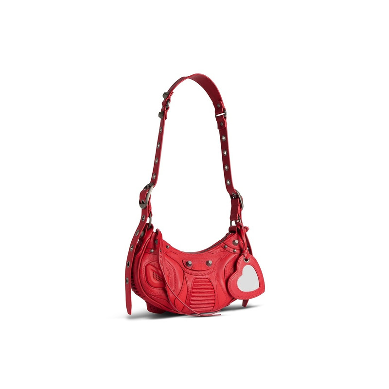 BALENCIAGA Women's Le Cagole Xs Shoulder Bag  in Red outlook