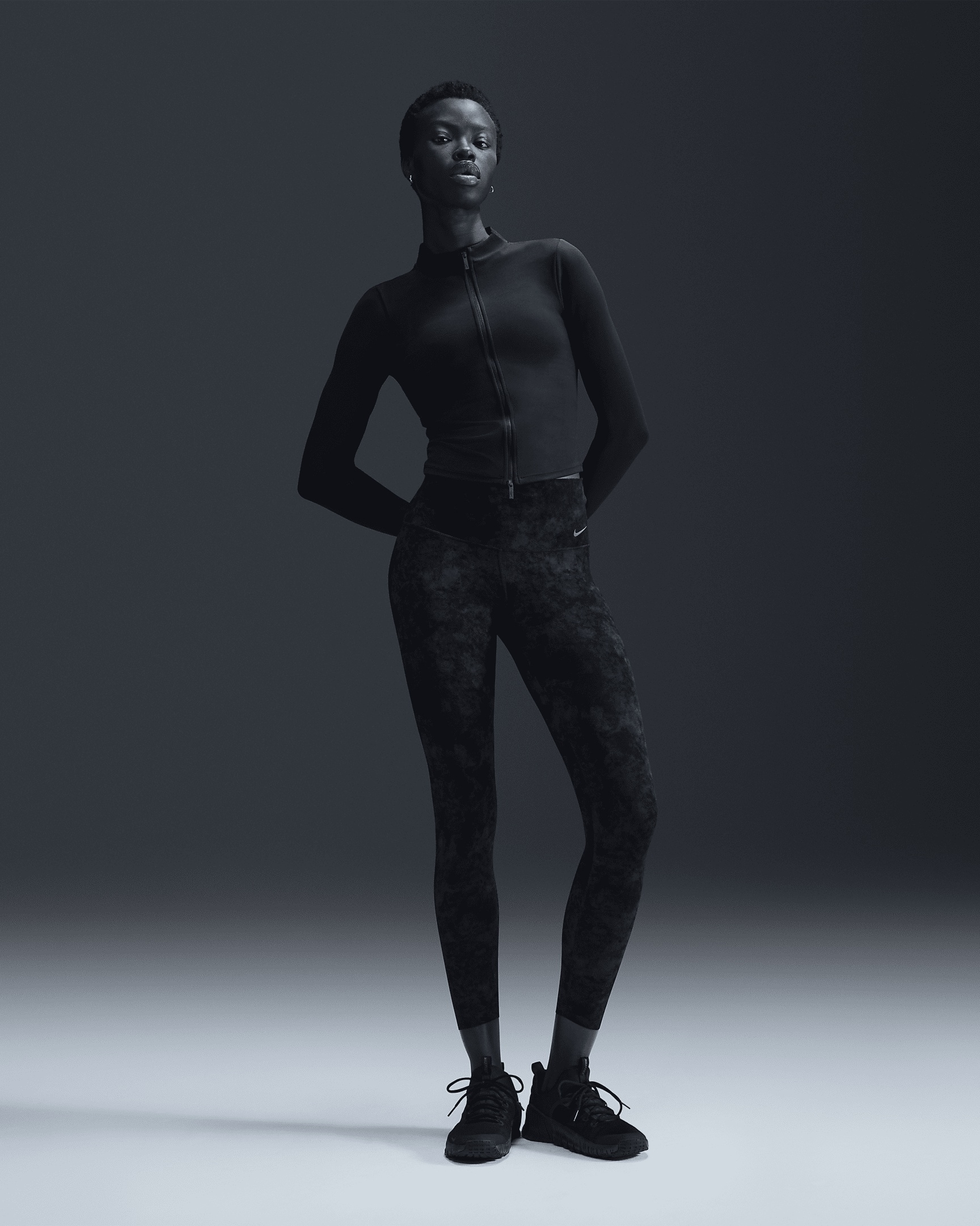 Nike Women's Zenvy Tie-Dye Gentle-Support High-Waisted 7/8 Leggings - 1