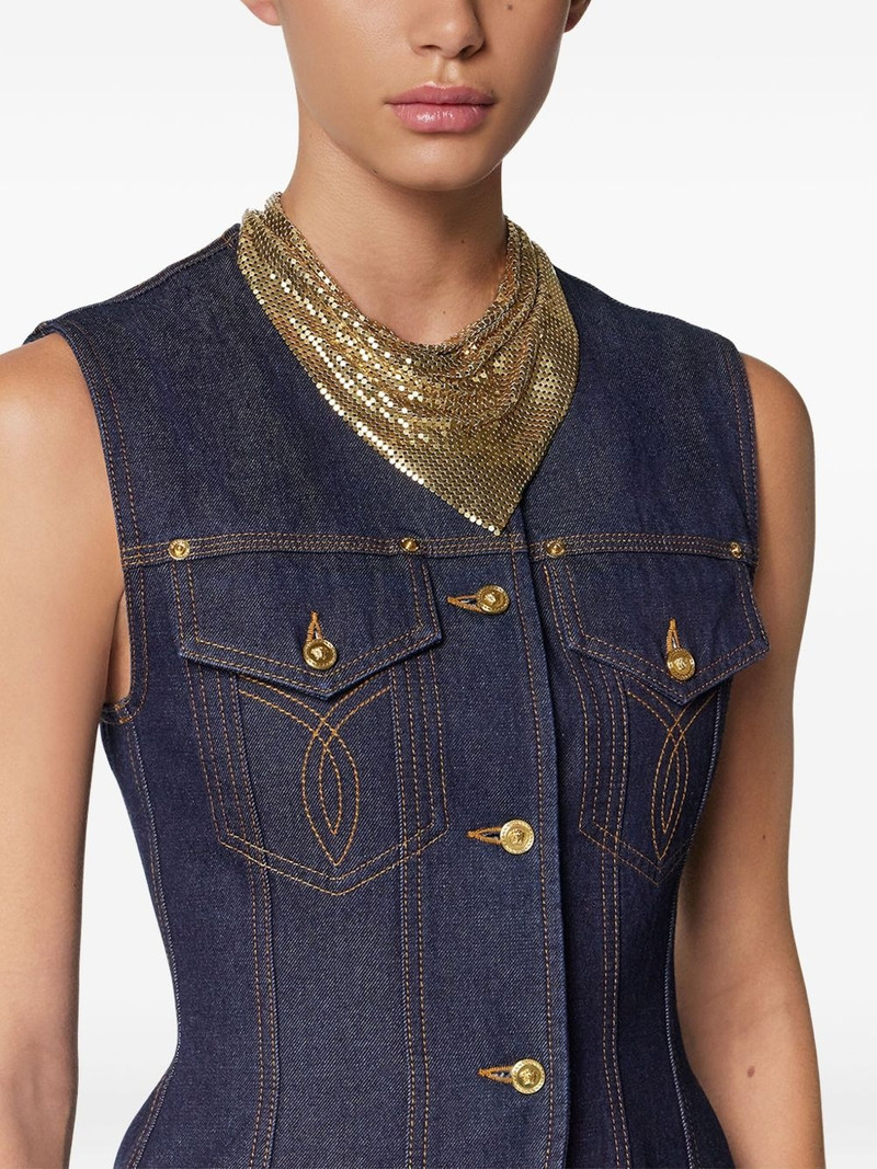 VERSACE chainmail scarf outlook
