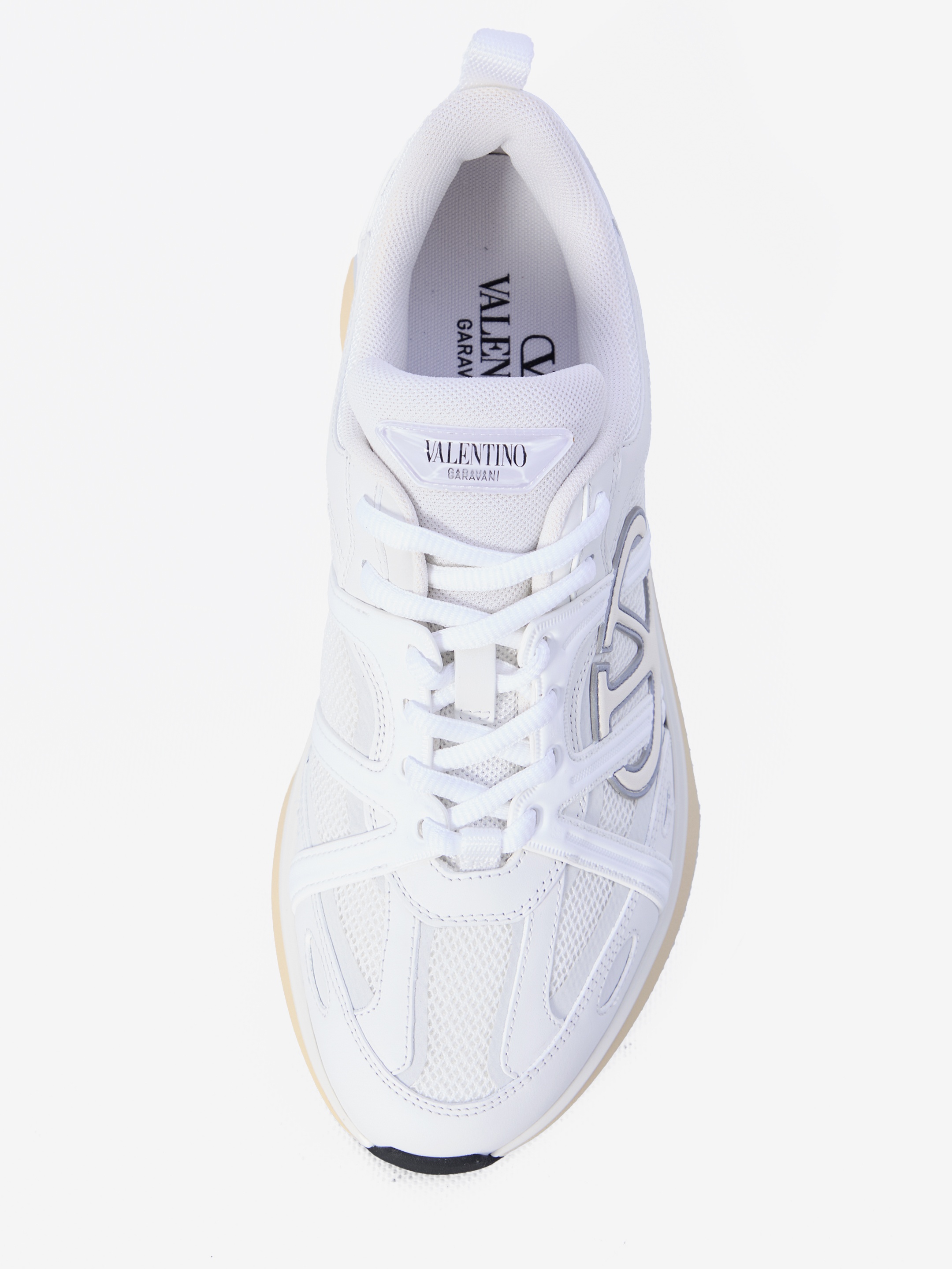 スニーカー VALENTINO Low Top VLogo Easyjog sneakers Vlogo Easyjog Low-Top Sneaker In Calfskin And Fabric – Lux
