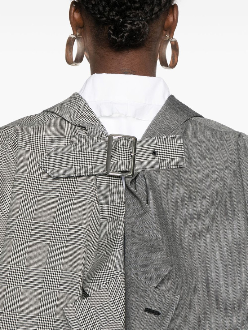 plaid-pattern blazer 5