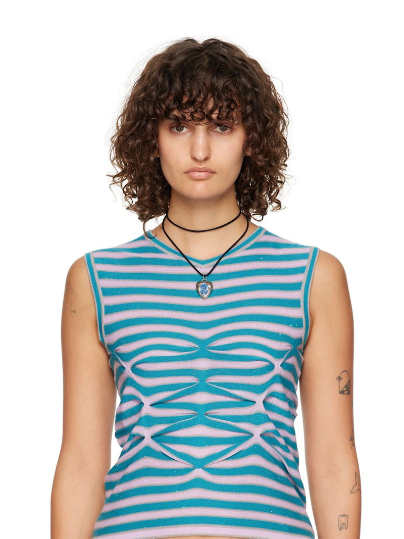 MONDO MONDO Black & Silver Pacha Cord Necklace outlook