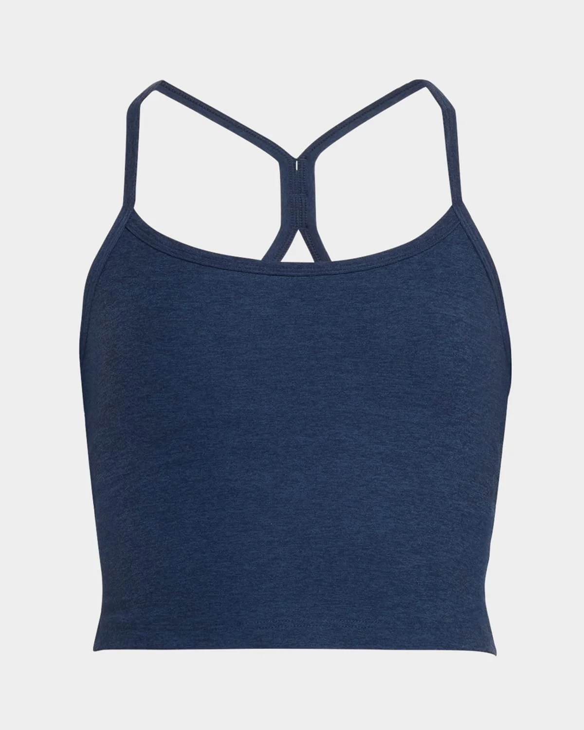 Space-dye Slim Racerback Cropped Tank - 1