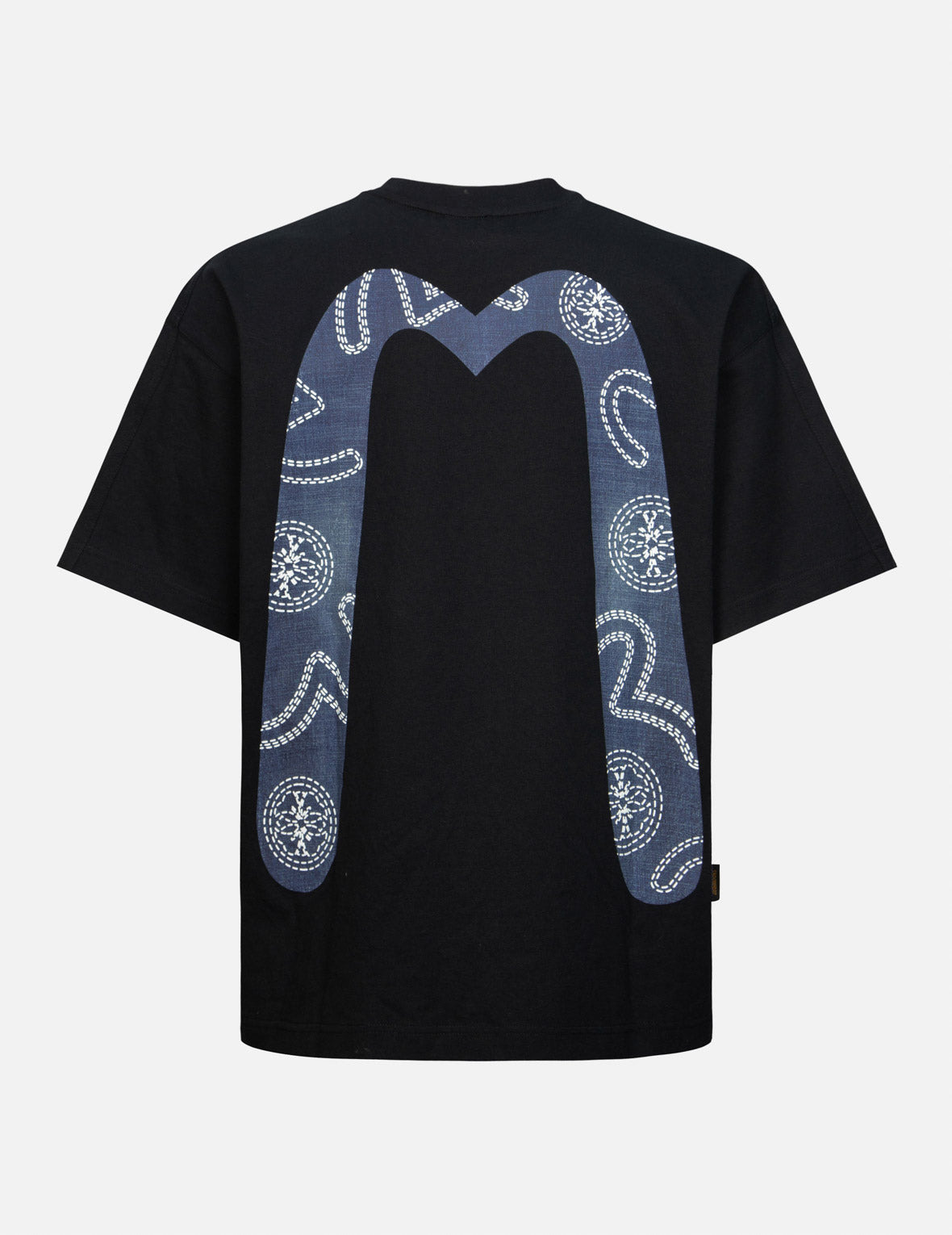 FOAM LINE KAMON AND SEAGULL DAICOCK PRINT LOOSE FIT T-SHIRT - 1