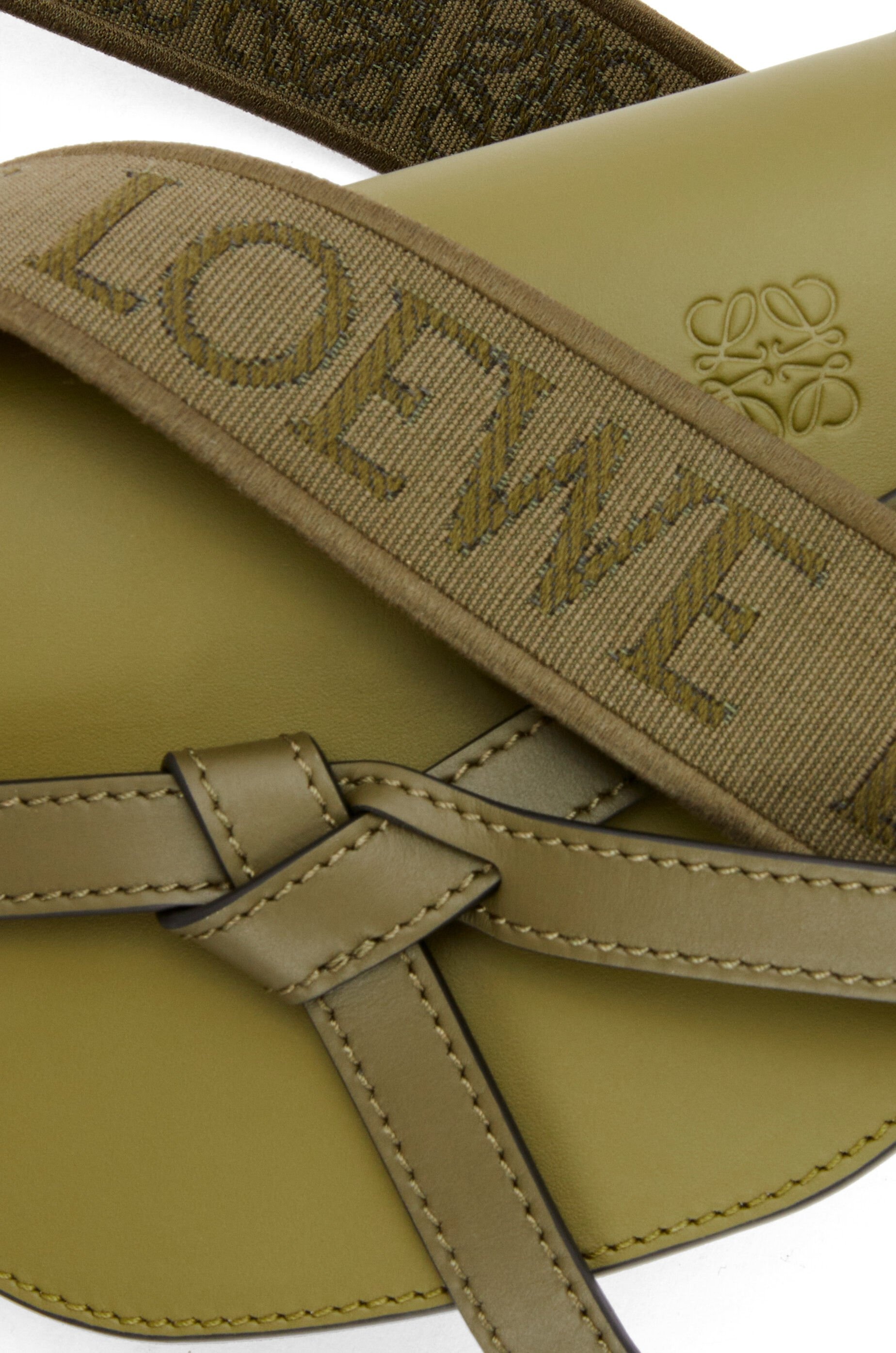 Mini Gate Dual bag in soft calfskin and jacquard 9