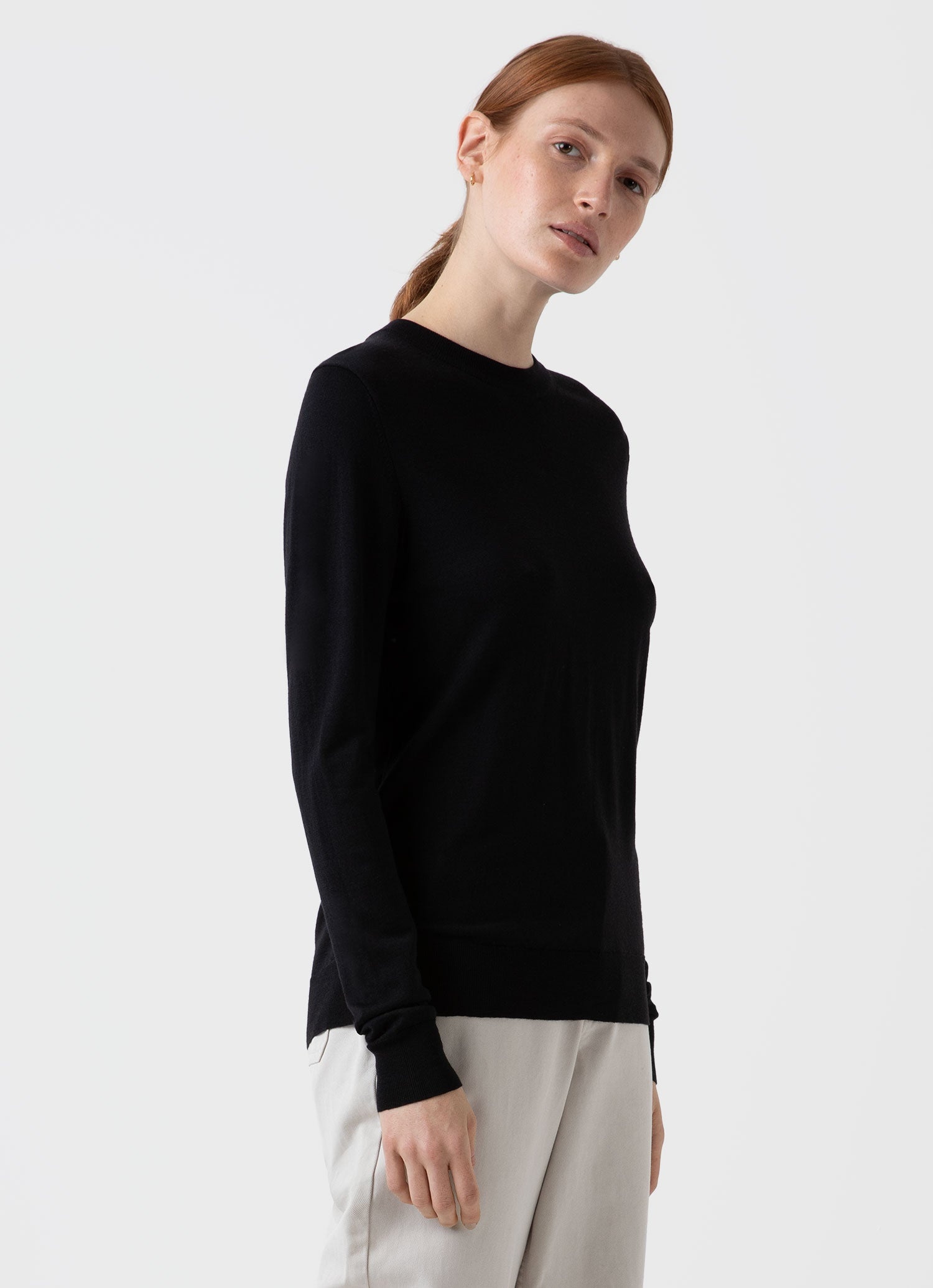 Merino Silk Crew Neck jumper - 2