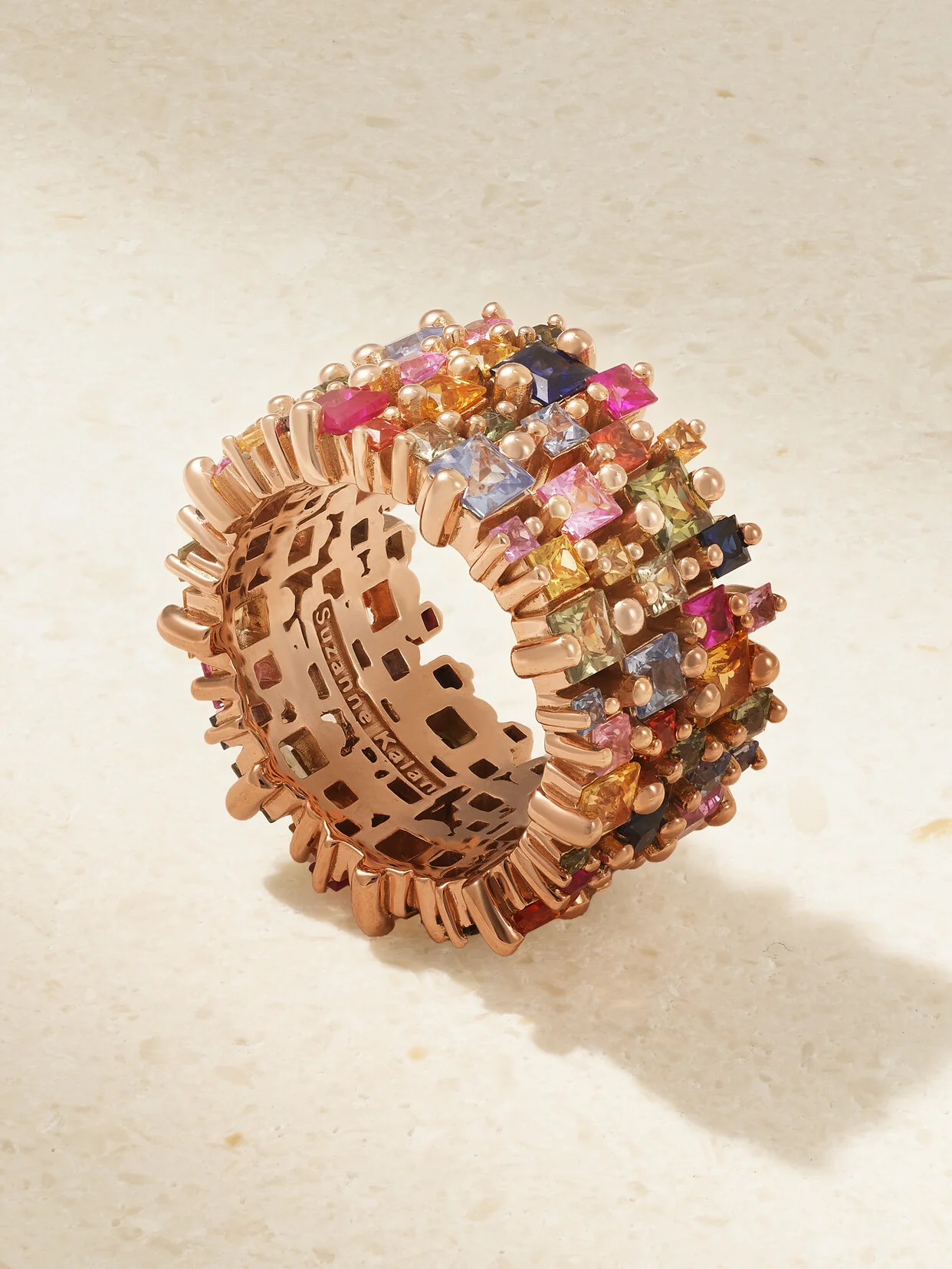 18-karat Rose Gold Sapphire Ring - 1