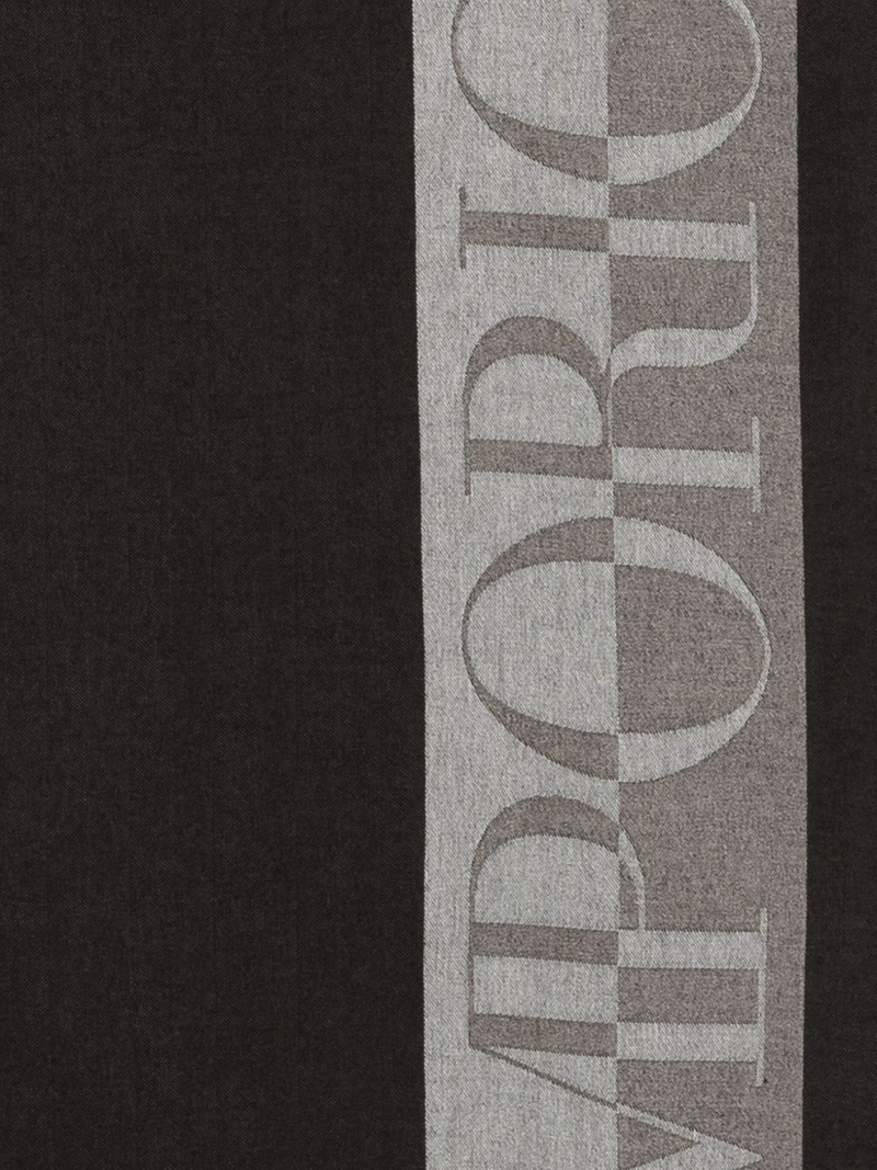 EMPORIO ARMANI logo-detail scarf outlook
