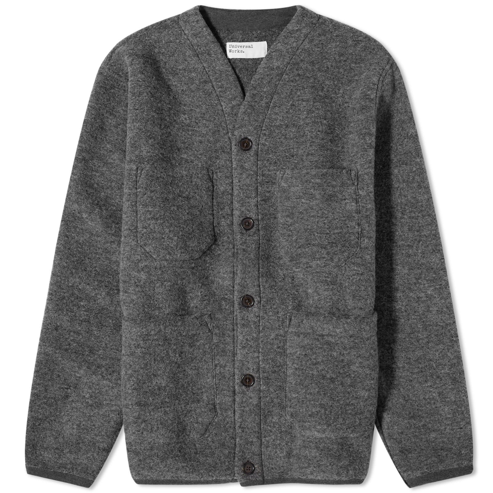 Universal Works Wool Fleece Cardigan - 1