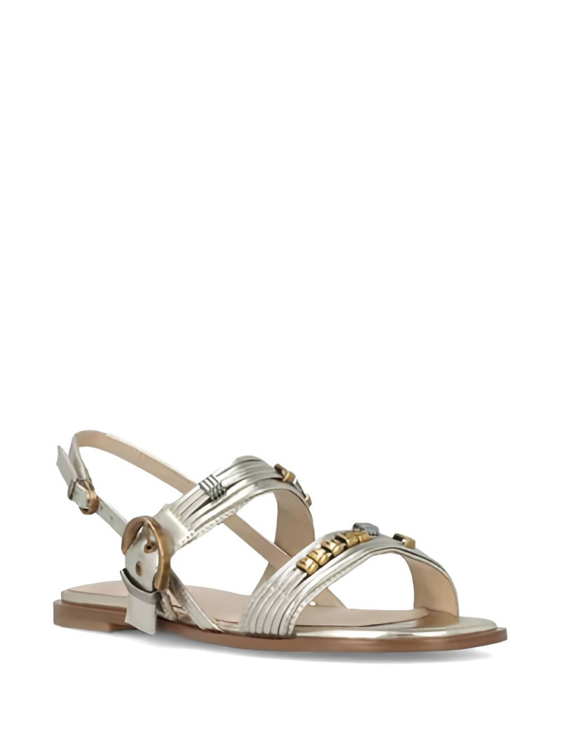 beaded flat sandals 2
