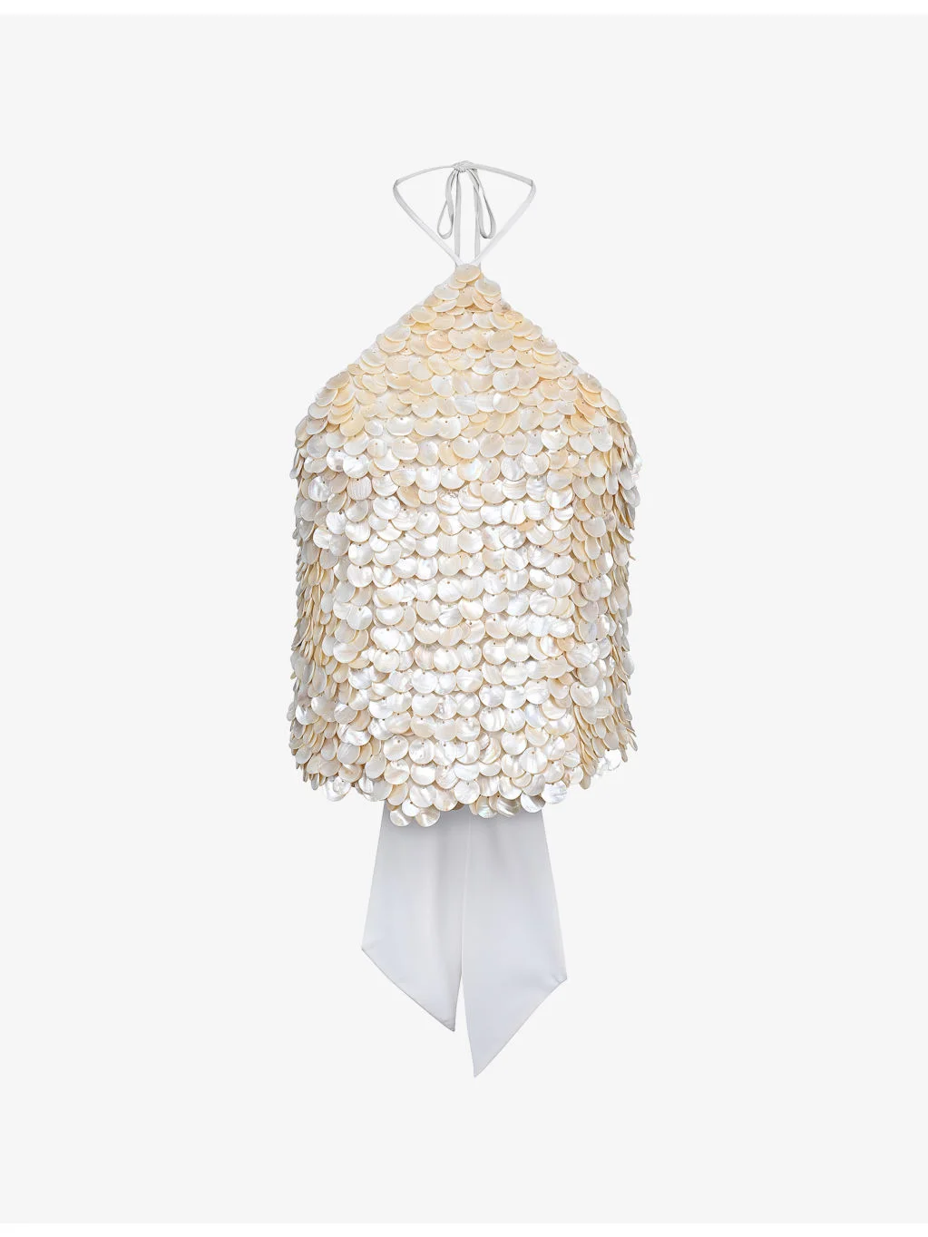Zina Bead-Embellished Georgette Top - 1