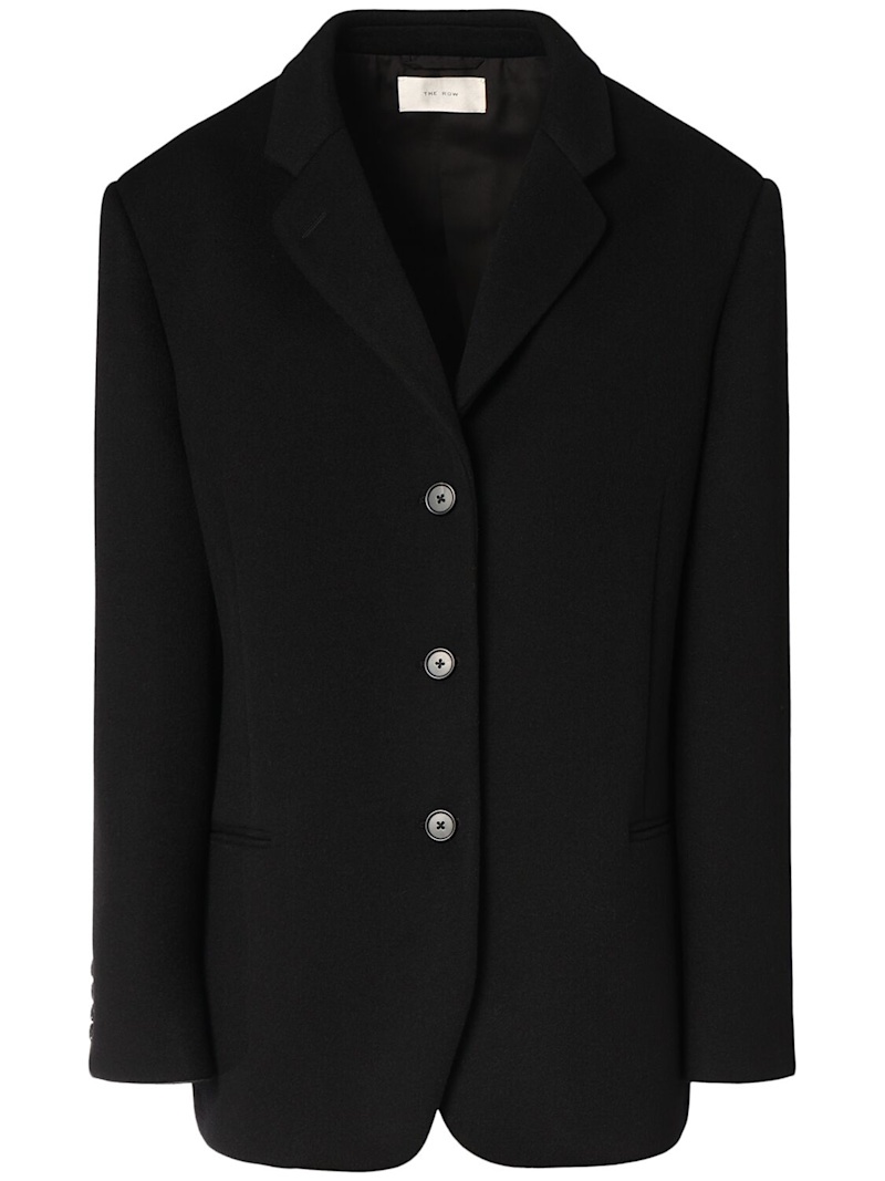 Glenn single breast cashmere jacket - 1