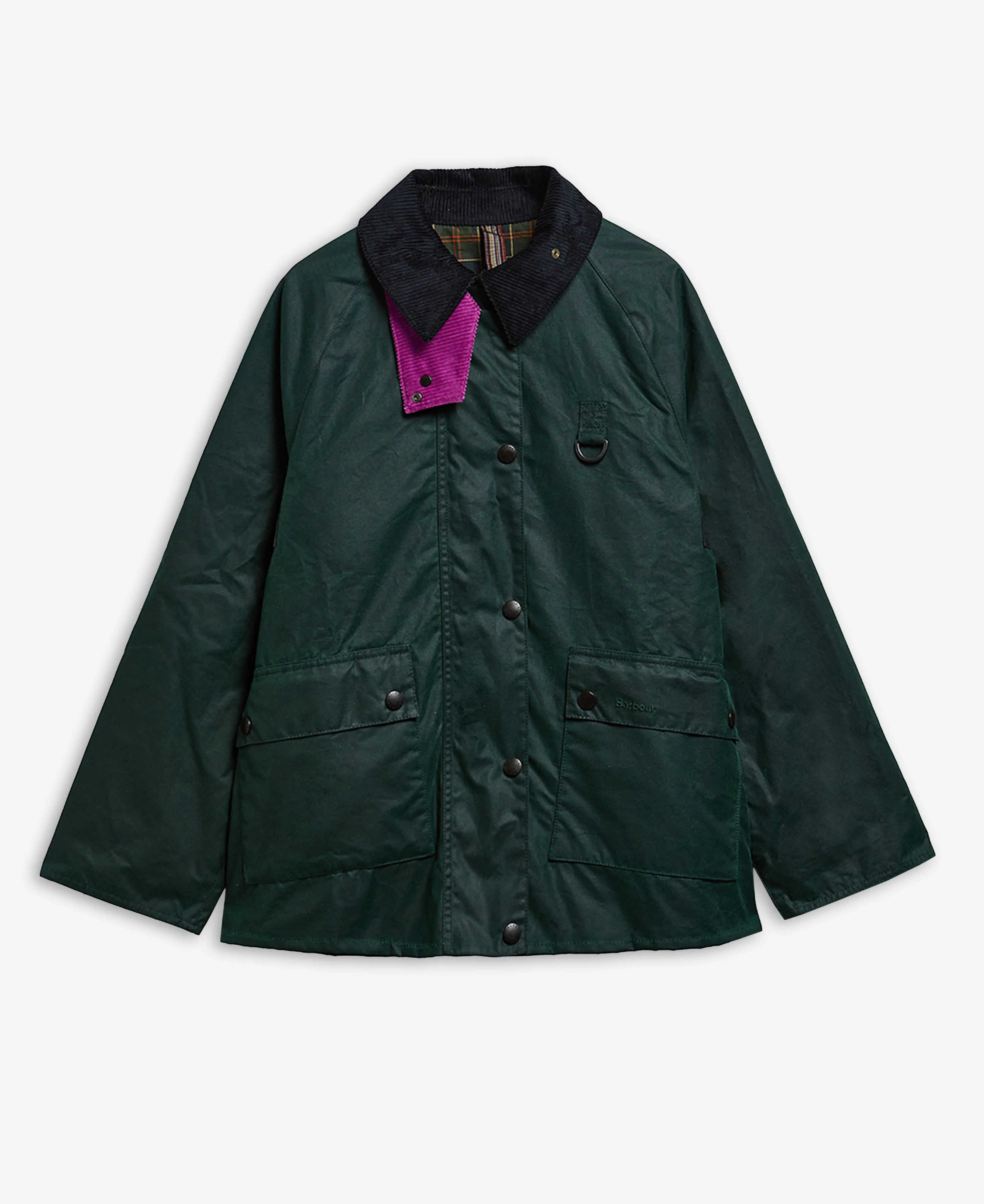 Paul Smith Loves Barbour Women's Long Spey Waxed Jacket - 1