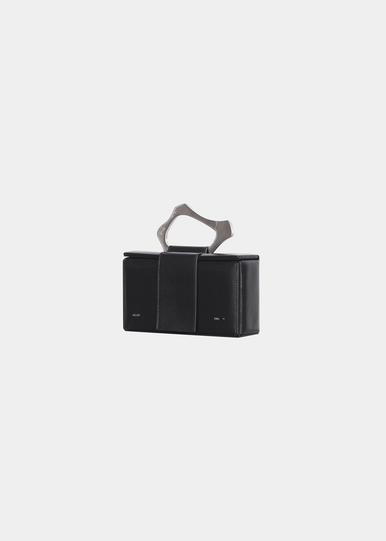 BLACK CHARRED CARABINER CLUTCH BAG - 5