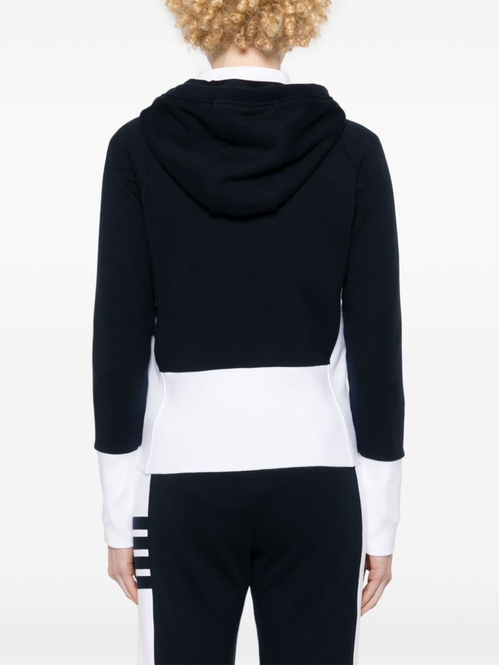 4-Bar cotton hoodie - 4