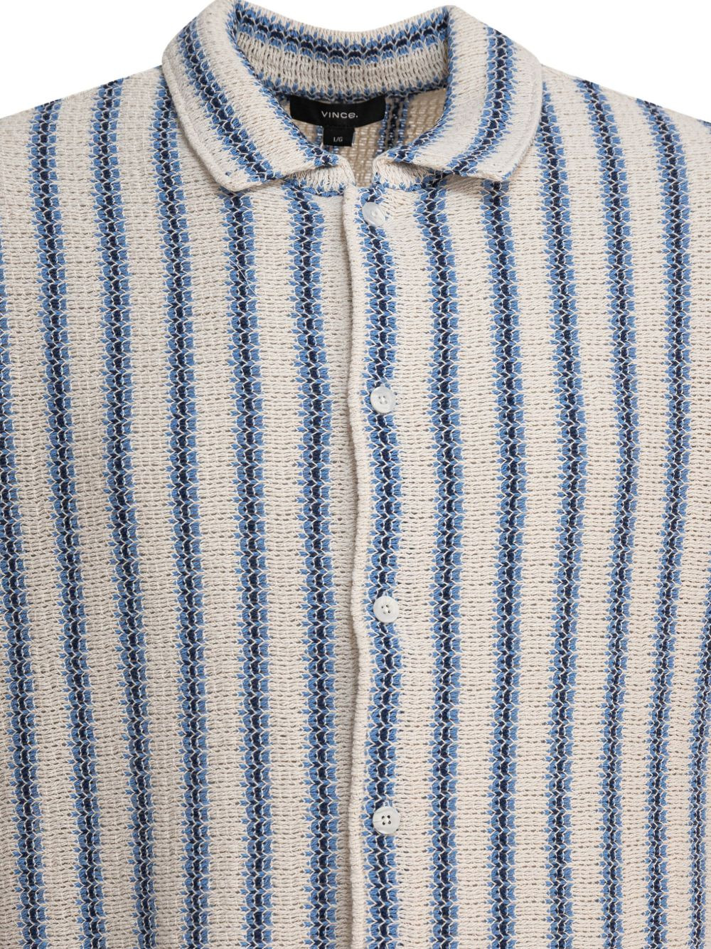 striped short-sleeve shirt - 4