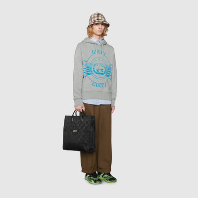 GUCCI Gucci disk print oversize sweatshirt outlook